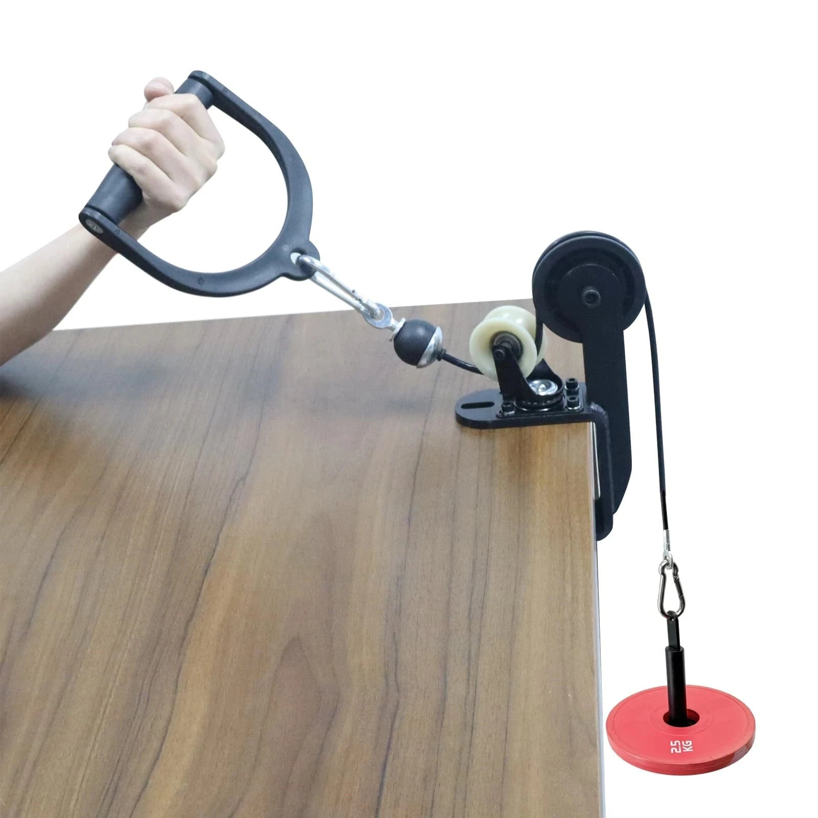 Arm Wrestling Training Table Pulley  Arm Wrestling Finger Forearm Exerciser Strengthener Home Workout Fitness Equipment
