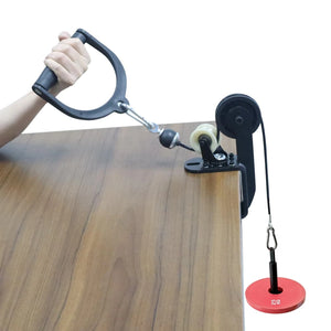 Arm Wrestling Training Table Pulley  Arm Wrestling Finger Forearm Exerciser Strengthener Home Workout Fitness Equipment
