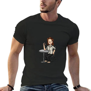 lou armwrestling T-Shirt vintage anime shirt quick drying customs t shirt men 100℅ cotton