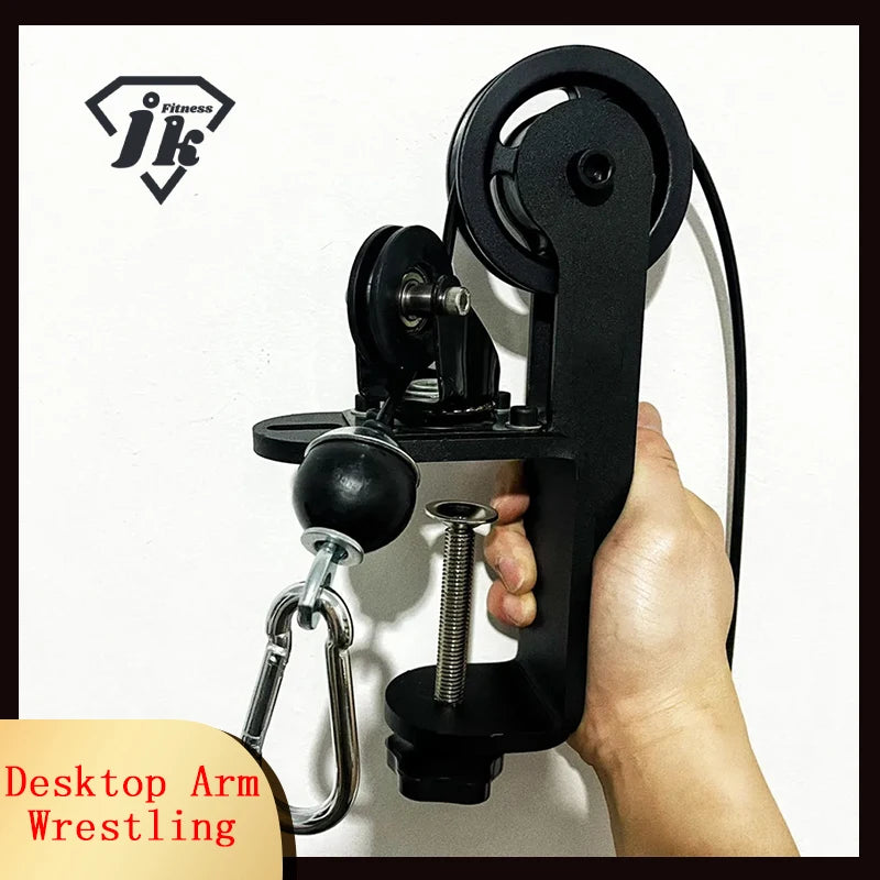 Desktop Arm Wrestling Pulley Cable Machine, Professional Arm Wrestling, Wrist Strength, Develop Equipment, Forearm Trainer