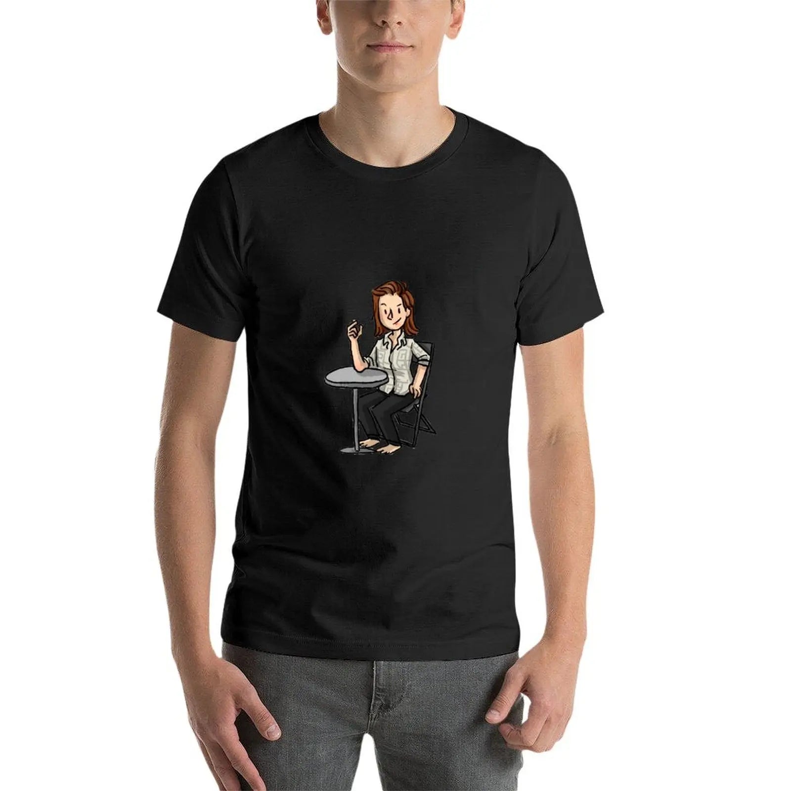 lou armwrestling T-Shirt vintage anime shirt quick drying customs t shirt men 100℅ cotton