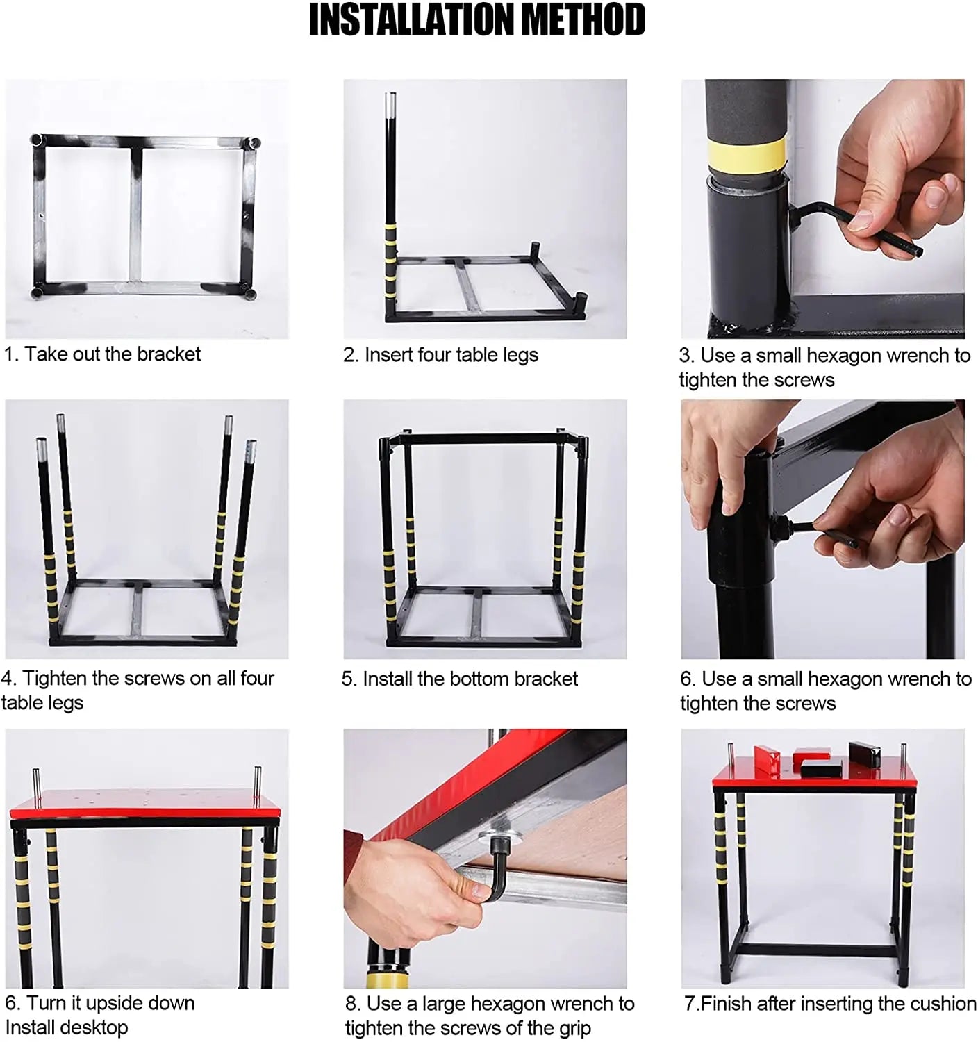 Professional Arm Wrestling Battle Table Competition Training Arm Wrestling Table for Family Entertainment Equipment for Gym Club