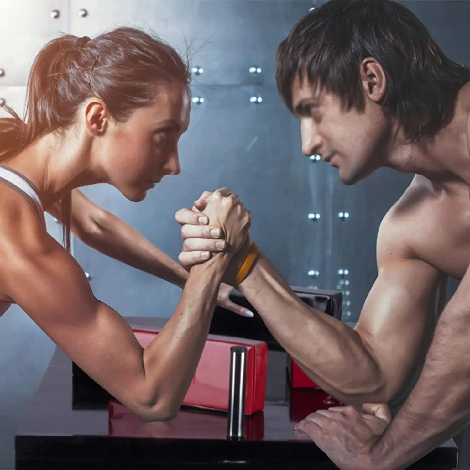 Professional Arm Wrestling Battle Table Competition Training Arm Wrestling Table for Family Entertainment Equipment for Gym Club