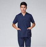 Load image into Gallery viewer, Doctors and nurses wear surgical clothing brush hand clothing European and American fashion split suit waist slimming

