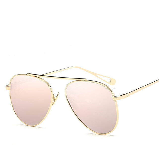 Luxury Brand Pilot Women's Sunglasses Fashion Aviation Vintage Sunglass Female Sun Glasses