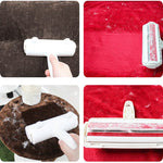 Load image into Gallery viewer, 2-Way Pet Hair Remover Roller Removing Dog Cat Hair from Furniture self-cleaning Lint Pet Hair Remover One Hand Operate zh1
