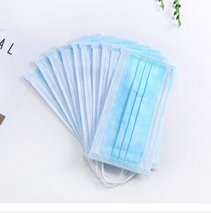 1pc Face Masks Disposable 3 Layers Dustproof Mask Facial Protective Cover Masks Set Anti-Dust Surgical Medical Salon Earloop
