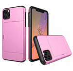 Load image into Gallery viewer, For iPhone 11 Pro Max XS X XR Case Slide Armor Wallet Card Slots Holder Cover For IPhone 7 8 6 6s Plus 5 5s TPU Shockproof Shell
