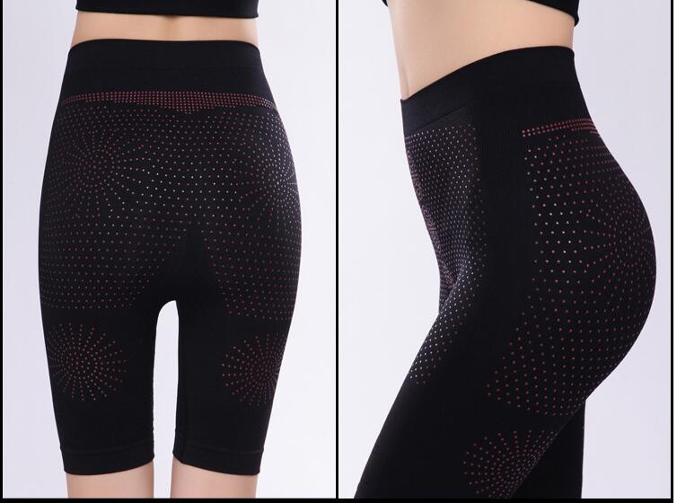 Far Infrared Magnetic Therapy Slimming Pants Seamless Trigonometric Drawing Abdomen Pants Body Shaper