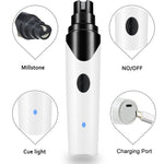 Load image into Gallery viewer, Rechargeable Dog Nail Grinders USB Charging Pet Nail Clippers Quiet Electric Dog Cat Paws Nail Grooming Trimmer Tools
