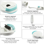 Load image into Gallery viewer, 3 in 1 Dense Tooth Comb Dog Cat Hair Shedding Brush Pet Hair Remover Grooming Knot Tool Hair Lice Removal for Puppy Random Color

