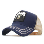 Load image into Gallery viewer, Animals Embroidery Baseball Caps Men Women Snapback Hip Hop Hat Summer Mesh hat Streetwear Bone gorra animales bordados

