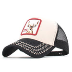 Load image into Gallery viewer, Animals Embroidery Baseball Caps Men Women Snapback Hip Hop Hat Summer Mesh hat Streetwear Bone gorra animales bordados
