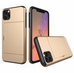 Load image into Gallery viewer, For iPhone 11 Pro Max XS X XR Case Slide Armor Wallet Card Slots Holder Cover For IPhone 7 8 6 6s Plus 5 5s TPU Shockproof Shell
