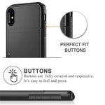 Load image into Gallery viewer, For iPhone 11 Pro Max XS X XR Case Slide Armor Wallet Card Slots Holder Cover For IPhone 7 8 6 6s Plus 5 5s TPU Shockproof Shell
