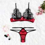 Load image into Gallery viewer, Large Size Women Hot Erotic Sexy Lingerie Lace Bra Crotch Porno Lace Transparent Sexy Underwear Babydoll Lingerie Lingery Woman
