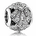 Load image into Gallery viewer, Big Ball Stars Crystal Flowers DIY Bead Fits Original Pandora
