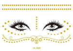 Load image into Gallery viewer, Gold Face Temporary Tattoo
