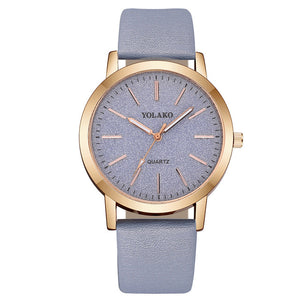 Casual Leather Band  Wristwatch