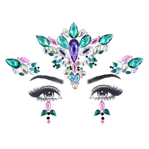 Temporary Glitter Face Tattoo