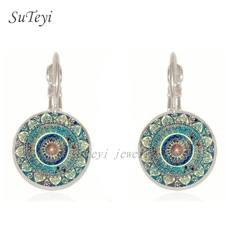 Mandala Art Earrings, Charms, Ring, Bracelet