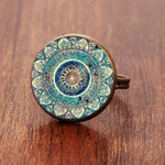 Load image into Gallery viewer, Mandala Art Earrings, Charms, Ring, Bracelet
