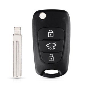Remote Key Shell For Hyundai I20 I30 IX35 I35 & Accent Kia Picanto Sportage K5