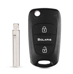 Load image into Gallery viewer, Remote Key Shell For Hyundai I20 I30 IX35 I35 &amp; Accent Kia Picanto Sportage K5
