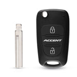 Load image into Gallery viewer, Remote Key Shell For Hyundai I20 I30 IX35 I35 &amp; Accent Kia Picanto Sportage K5
