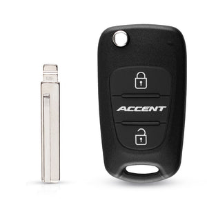 Remote Key Shell For Hyundai I20 I30 IX35 I35 & Accent Kia Picanto Sportage K5