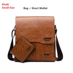 Load image into Gallery viewer, Leather Messenger Bag
