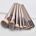 Load image into Gallery viewer, Champagne Makeup Brushes
