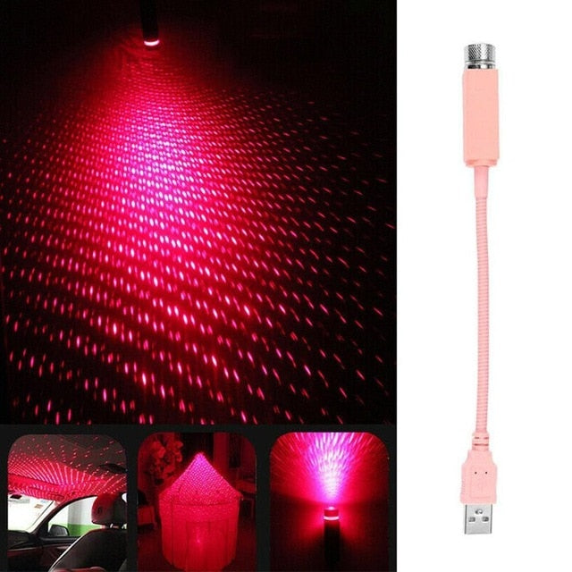 Car Roof Star Night LED Light Projector