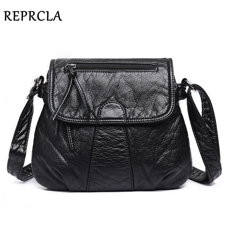 Women Messenger Bags Crossbody Soft PU Leather