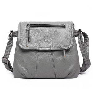 Women Messenger Bags Crossbody Soft PU Leather