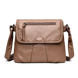 Women Messenger Bags Crossbody Soft PU Leather