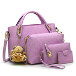 Load image into Gallery viewer, 4 Set Vintage Handbags Pu Leather
