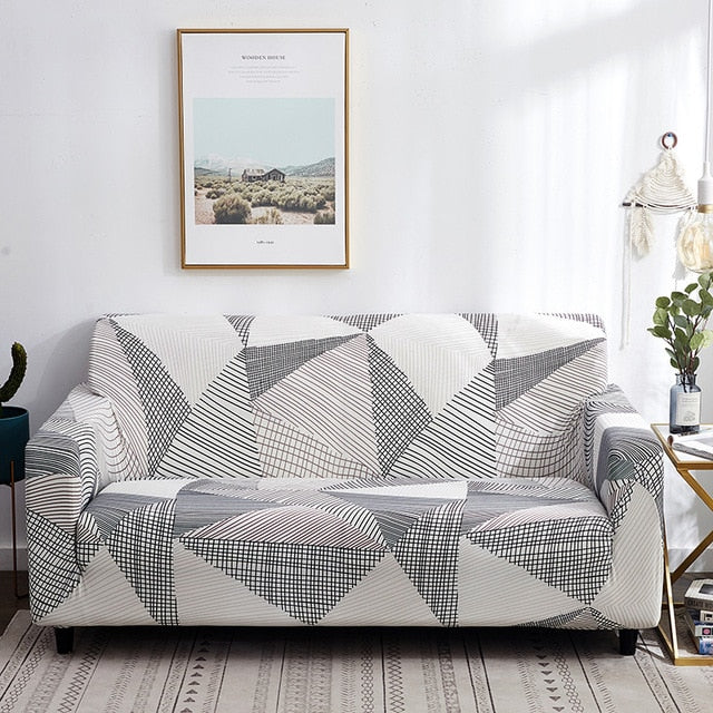 Simplicity Modern Sofa Cover for Living Room Stretch Tight-wraped Sofa Couch Covers Slipcovers for Corner Sofa 1/2/3/4-seater