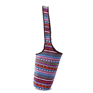 Print Gym Yoga Bag Canvas Multi-Pocket Yoga Bag Mat Storage Sports Fitness Mat Carrier Shoulder Backpacks Pilates Excercise Case