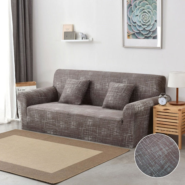 Simplicity Modern Sofa Cover for Living Room Stretch Tight-wraped Sofa Couch Covers Slipcovers for Corner Sofa 1/2/3/4-seater